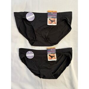NEW Maidenform Bikini Barely There Invisible Look Panties 2 Pair DMBTBK Small
